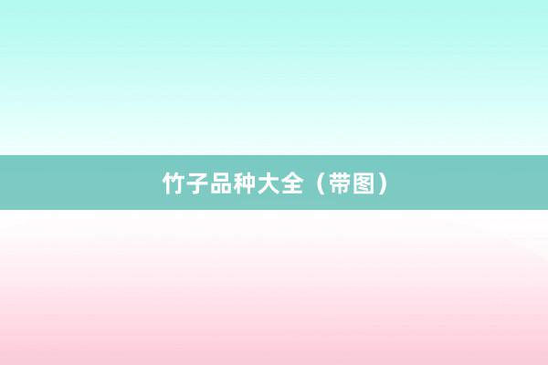 竹子品种大全（带图）